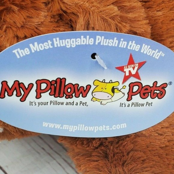 Authentic Pillow Pets Premium Light Brown Small - Picture 4 of 11